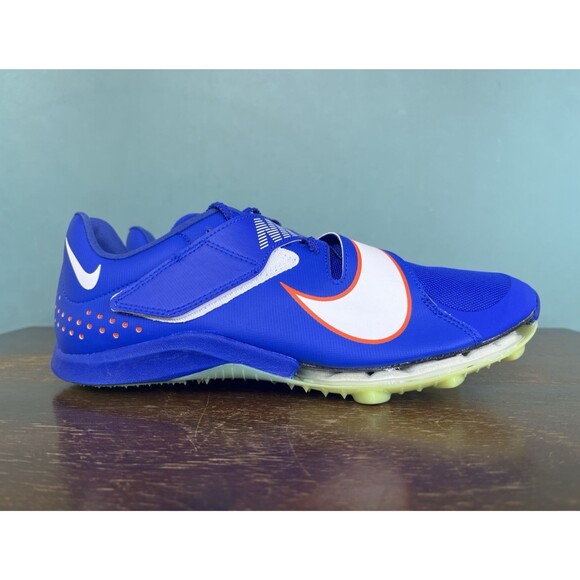 Nike Air Zoom Long Jump Elite Blue Track Spikes Men's Size 9.5 CT0079-400 - Picture 3 of 13